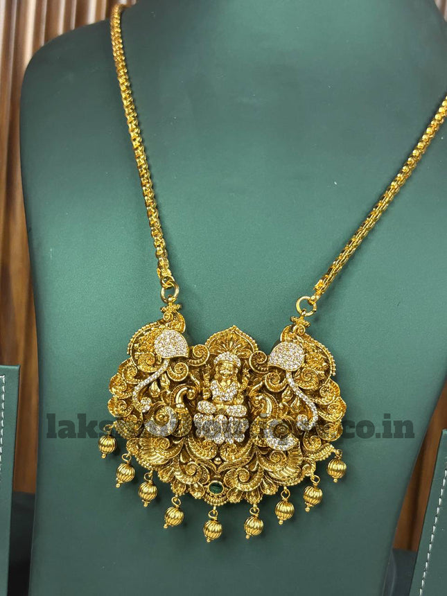 Long Dollar Chain With Earring