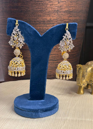 Jhumki With Attached Mattal