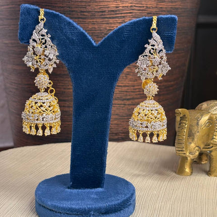 Jhumki With Attached Mattal