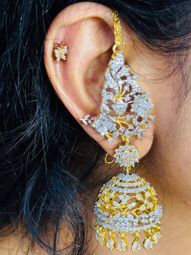 Jhumki With Attached Mattal
