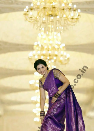 Border Less Kanchi Silk