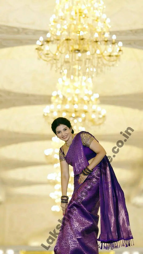 Border Less Kanchi Silk