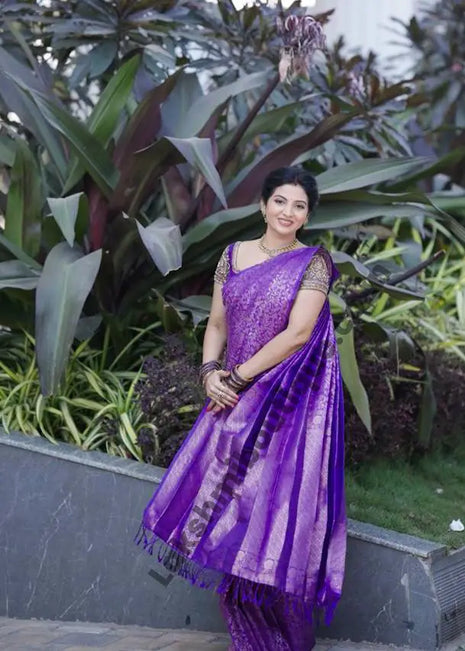 Border Less Kanchi Silk