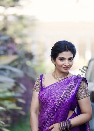 Border Less Kanchi Silk