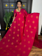 Border Less Kanchi Silk