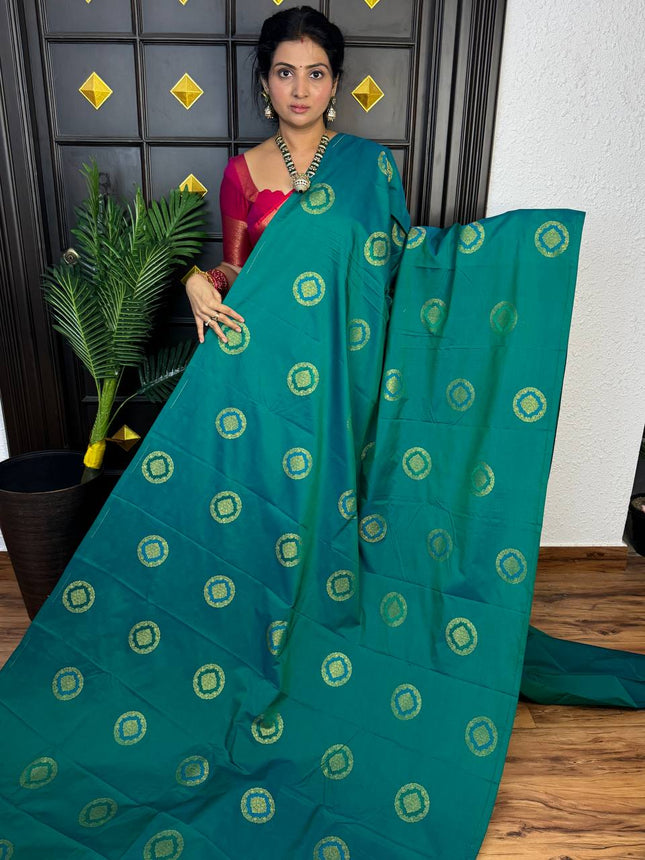 Border Less Kanchi Silk