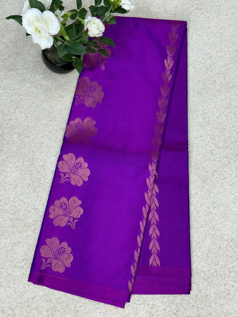 Border Less Kanchi Silk