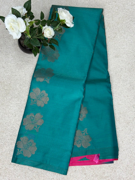 Border Less Kanchi Silk