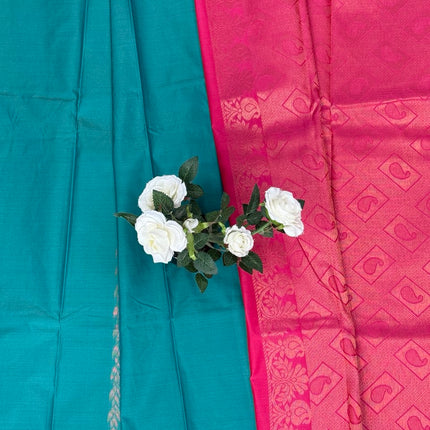 Border Less Kanchi Silk