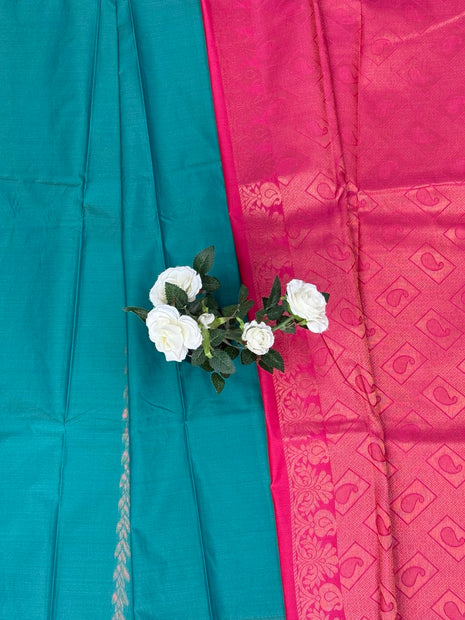 Border Less Kanchi Silk