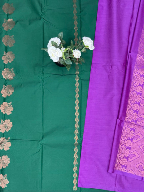 Border Less Kanchi Silk