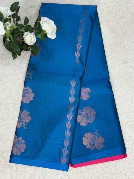 Border Less Kanchi Silk