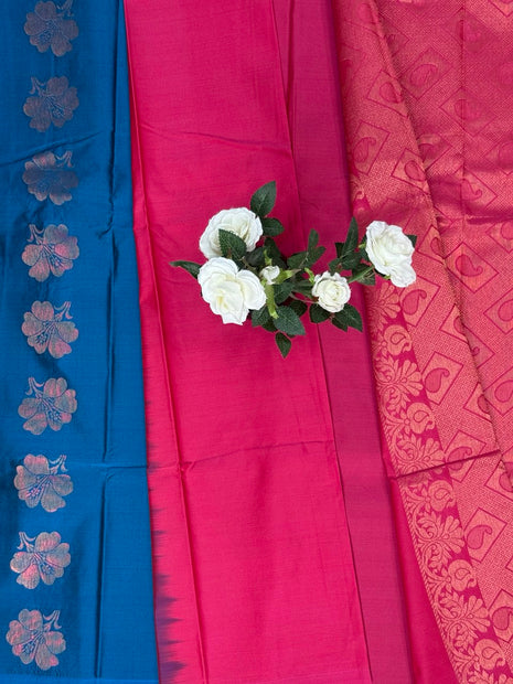 Border Less Kanchi Silk