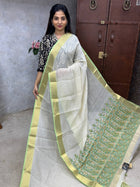 Jute Cotton Kashmiri Pallu