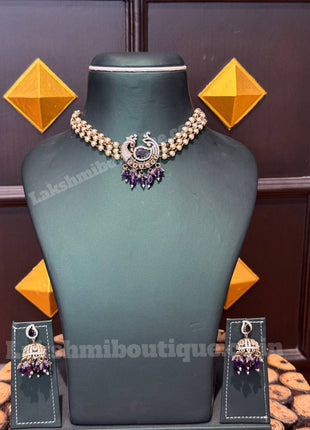 Stone With Choker Necklace Jewellery
