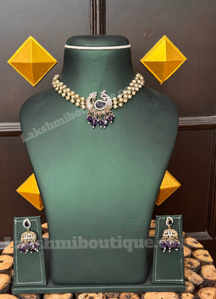Stone With Choker Necklace Jewellery