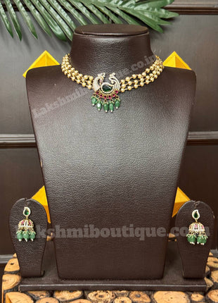 Stone With Choker Necklace Jewellery