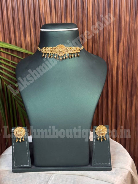 Temple With Choker Necklace Jewellery