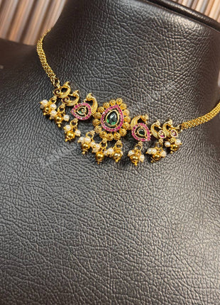 Temple With Choker Necklace Jewellery