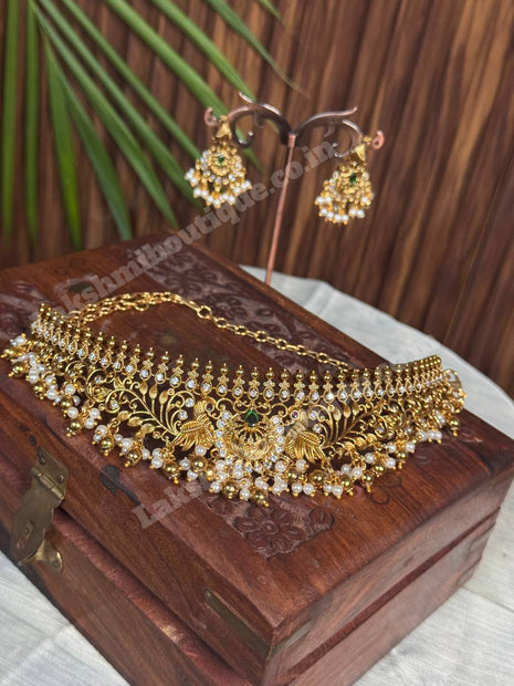 Temple With Choker Necklace Jewellery