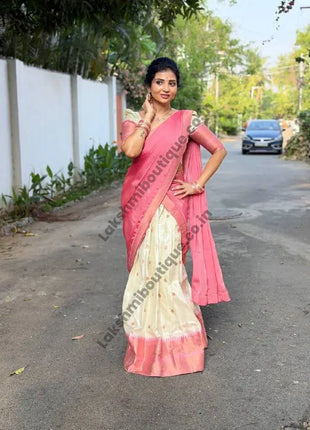 Lehenga in Free Size (Semi Stitched )