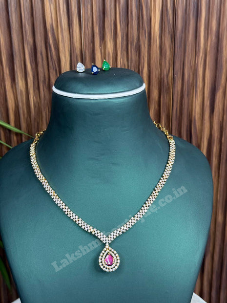 Stone With Interchangeable Necklace