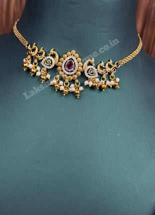 Temple With Choker Necklace Jewellery