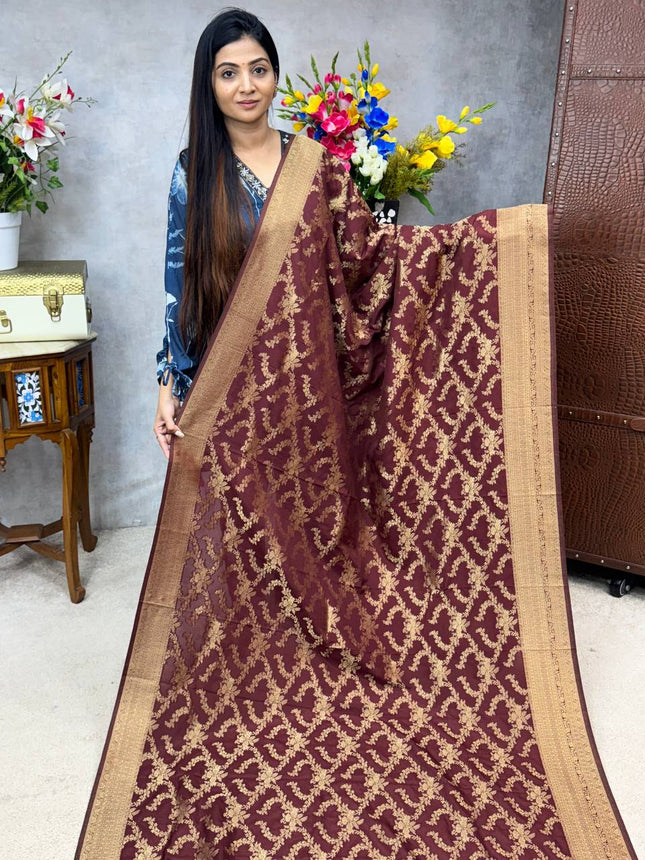 Pure Georgette Banarasi