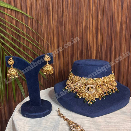 Temple with Choker Necklace Jewellery