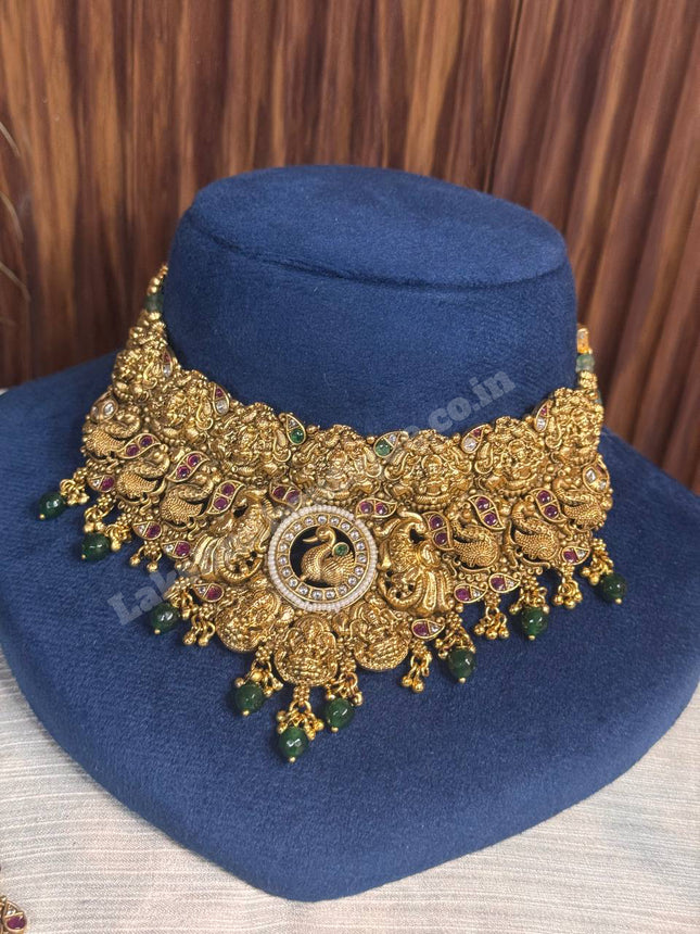 Temple with Choker Necklace Jewellery