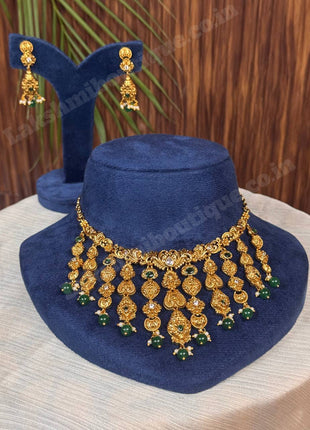 Temple With Choker Necklace Jewellery