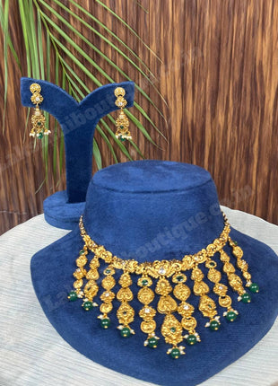 Temple With Choker Necklace Jewellery