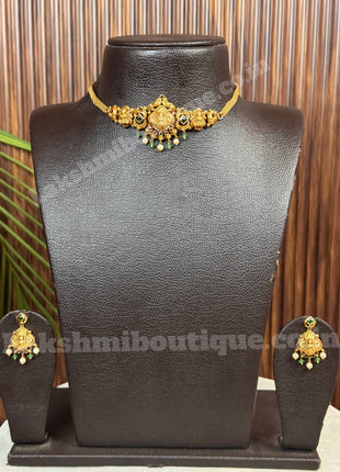 Temple With Choker Necklace Jewellery