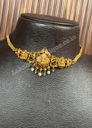Temple With Choker Necklace Jewellery
