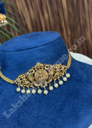 Temple With Choker Necklace Jewellery