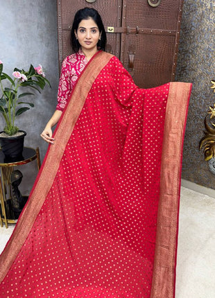 Pure Georgette Banarasi