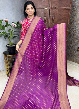 Pure Georgette Banarasi