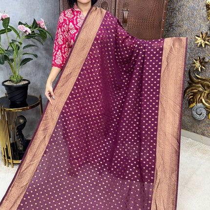 Pure Georgette Banarasi