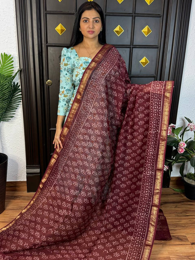 Pure Maheshwari Silk
