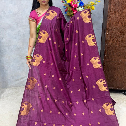 Mulberry Saree