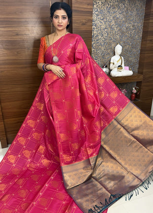 Border Less Kanchi Silk
