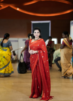 Pure Georgette (Burnt Orange)