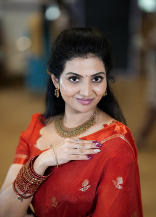 Pure Georgette (Burnt Orange)