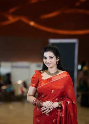 Pure Georgette (Burnt Orange)