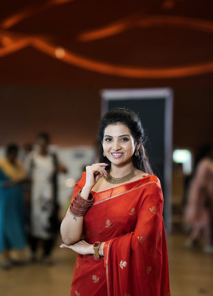 Pure Georgette (Burnt Orange)