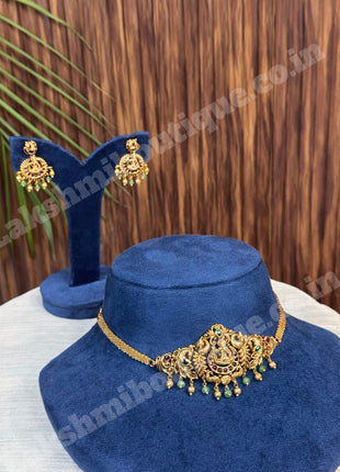 Temple With Choker Necklace Jewellery