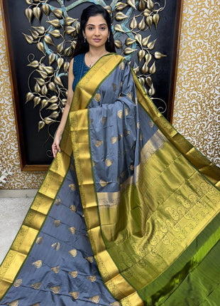 Kanchi Silk Gold Zari
