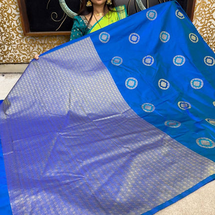 Border Less Kanchi Silk