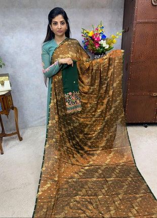 Georgette Saree Blouse Combo (with Designer Blouse)