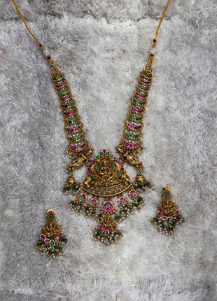 Temple with Diamond look Stone